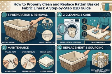 How to Properly Clean and Replace Rattan Basket Fabric Liners: A Step-by-Step B2B Guide